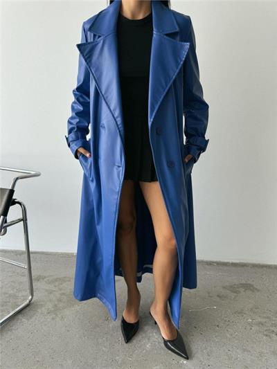 DERİ TRENÇKOT - Saks