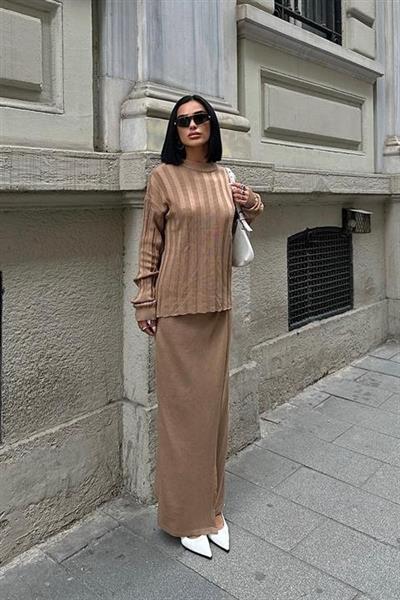 Darcy Etek Bluz Triko Takım 9969