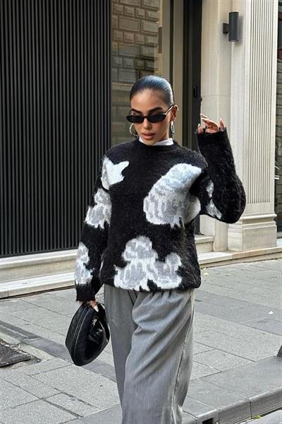 Desenli Şardonlu Kazak 1357