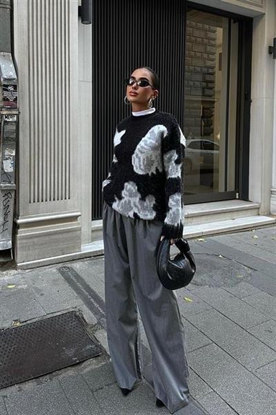 Desenli Şardonlu Kazak 1357