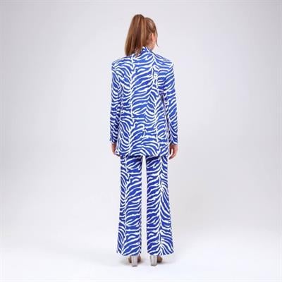 Di̇ji̇tal Baski Zebra Desenli̇ Ceket