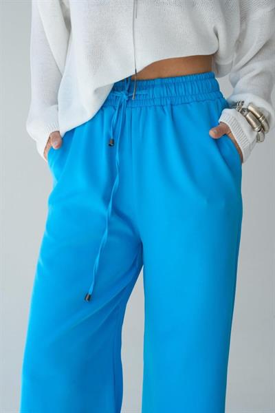 Dokuma Pantolon - Mavi