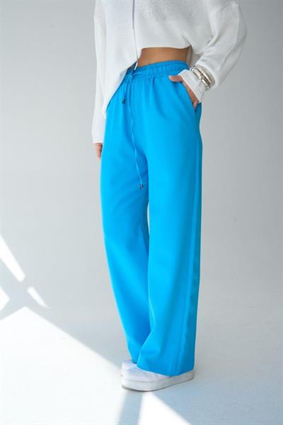 Dokuma Pantolon - Mavi