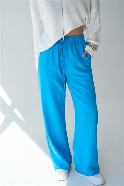 Dokuma Pantolon - Mavi