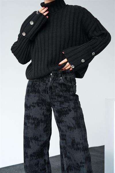 Double Kollu Kazak - Siyah