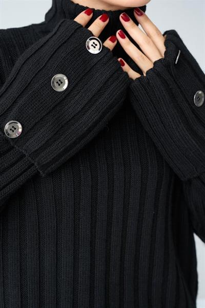 Double Kollu Kazak - Siyah