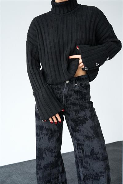 Double Kollu Kazak - Siyah