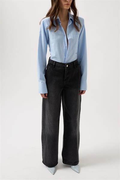 Düşük Bel Straight Jean