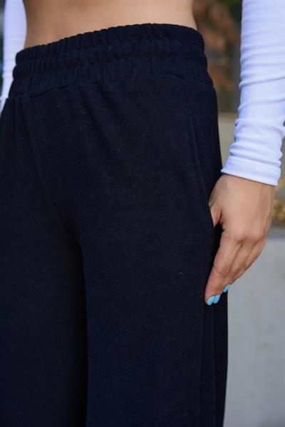 Düz Lastikli Eşofman - Siyah