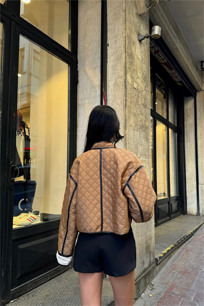 ELYAFLI CROP MONT LANDO KUMAŞ - Kahverengi