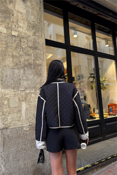 ELYAFLI CROP MONT LANDO KUMAŞ - Siyah