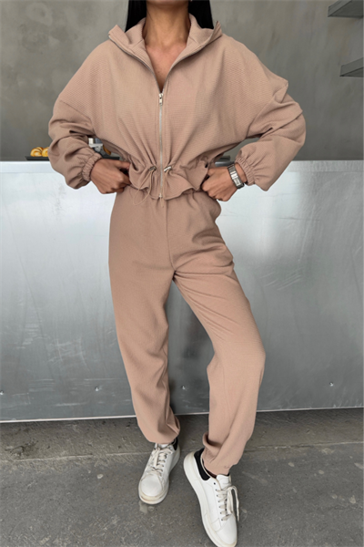 EŞOFMAN TAKIM GİFT KUMAŞ - Bej