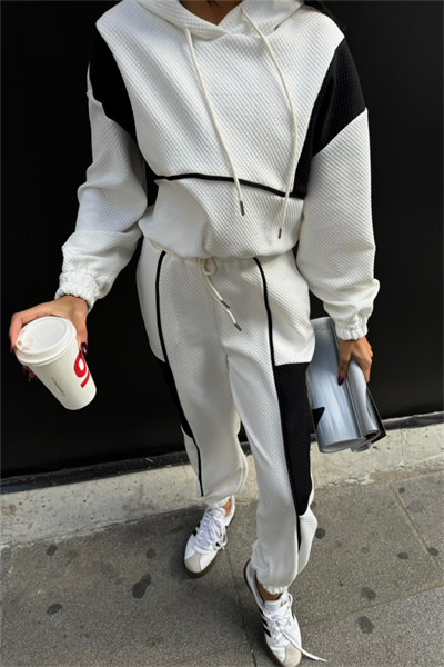 EŞOFMAN TAKIM PARÇALI - Beyaz