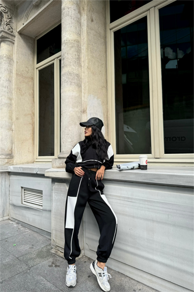 EŞOFMAN TAKIM PARÇALI - Siyah