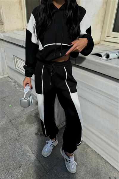 EŞOFMAN TAKIM PARÇALI - Siyah