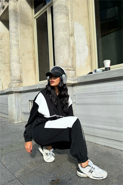 EŞOFMAN TAKIM PARÇALI - Siyah