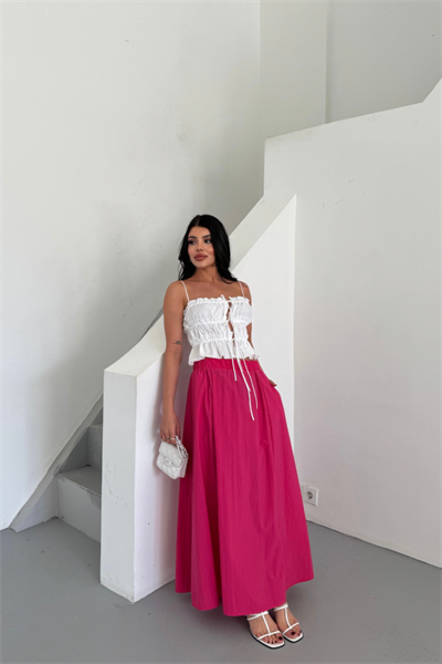 ETEK ŞANEL BOY SOFT KUMAŞ - Fuşya