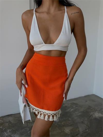 ETEKUCU PÜSKÜL ETEK - Turuncu