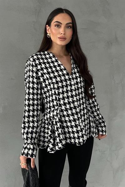 Ekru Arka Fiyonk Detaylı Ceket