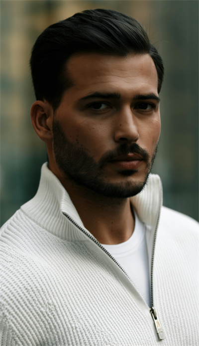 Erkek Balıkçı Zip Yaka Uzun Kollu Triko