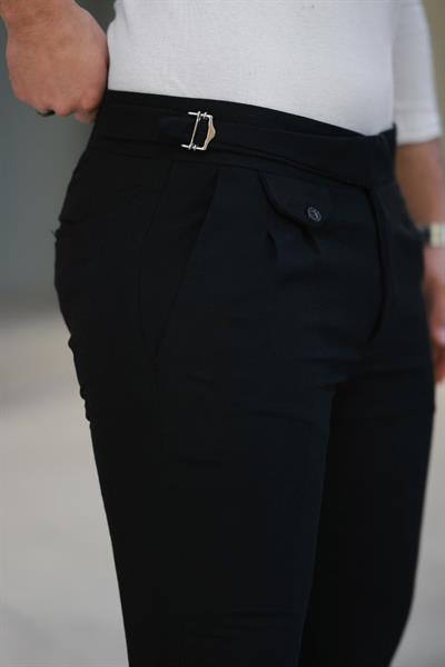 Erkek Bel Toka Detaylı Pileli Pantolon