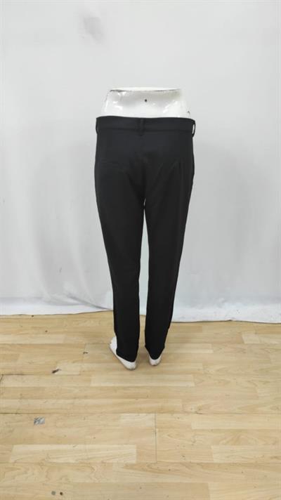 Erkek Belden Düğmeli Cepli Dokuma Pantolon