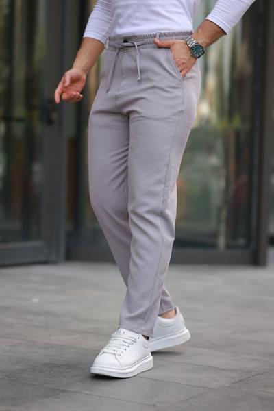 Erkek Beli Bağcıklı Jogger Pantolon