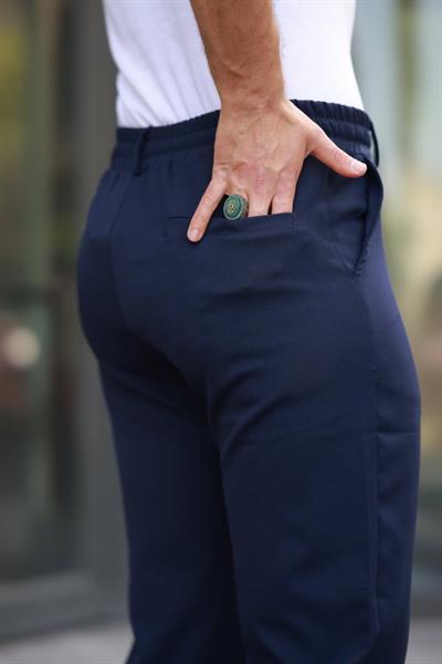 Erkek Beli Bağcıklı Jogger Pantolon