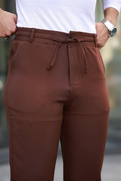 Erkek Beli Bağcıklı Jogger Pantolon
