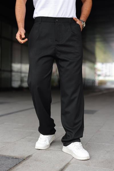 Erkek Beli Lastikli Baggy Pantolon