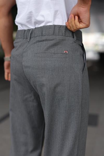 Erkek Beli Lastikli Baggy Pantolon