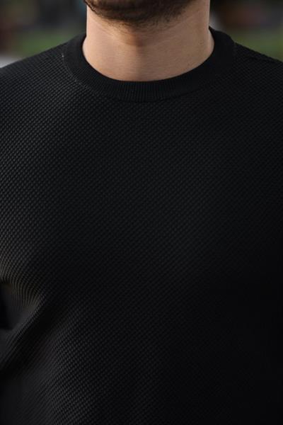 Erkek Bisiklet Yaka örme Uzun Kollu Triko