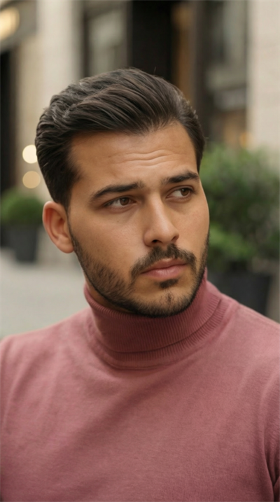 Erkek Boğazlı Yaka Uzun Kollu Triko