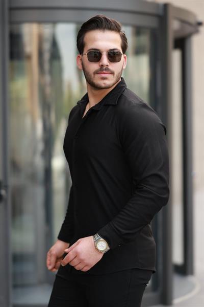 Erkek Fitilli Uzun Kollu Gömlek