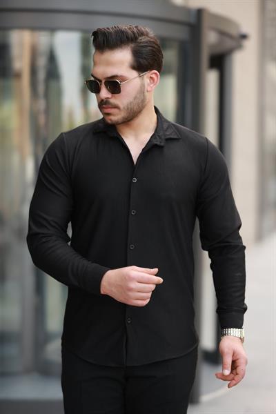 Erkek Fitilli Uzun Kollu Gömlek