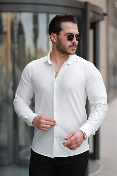 Erkek Fitilli Uzun Kollu Gömlek
