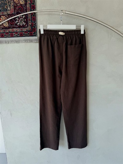 Erkek İthal Yıkamalı Keten Pantolon