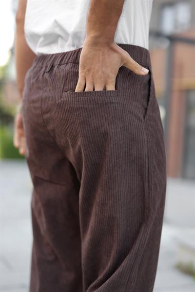 Erkek Kadife Baggy Pantolon