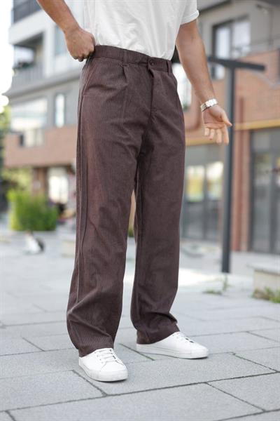 Erkek Kadife Baggy Pantolon