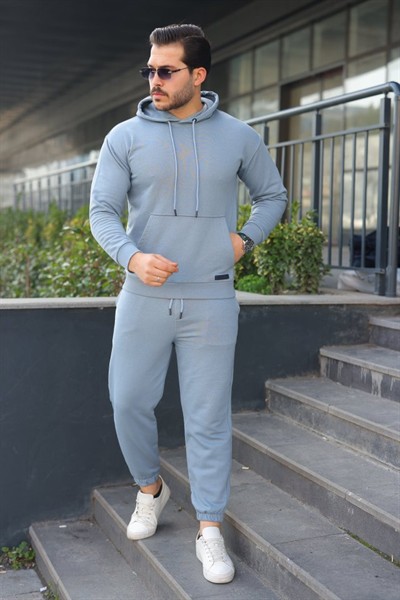 Erkek Kapüşonlu Alt-Üst İkili Eşofman Takımı
