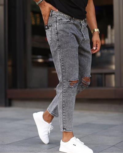 Erkek Kar Yıkama Boyfriend Jean