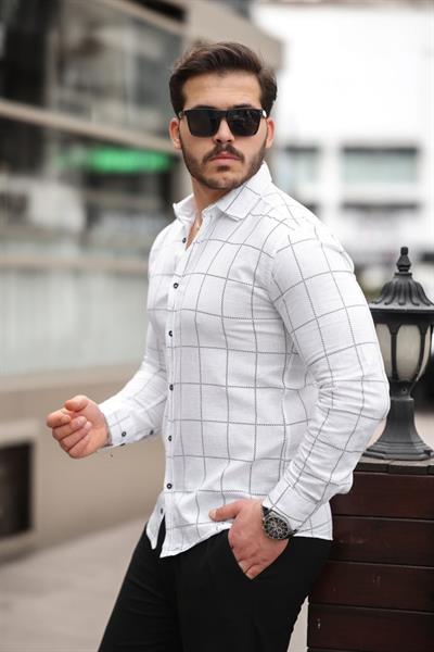 Erkek Kare Desenli Gömlek