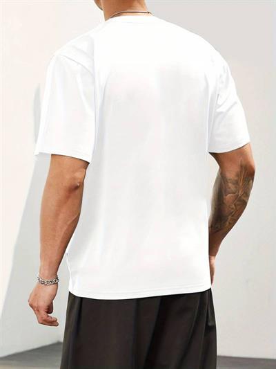 Erkek Milano Baskılı Süprem T-shirt