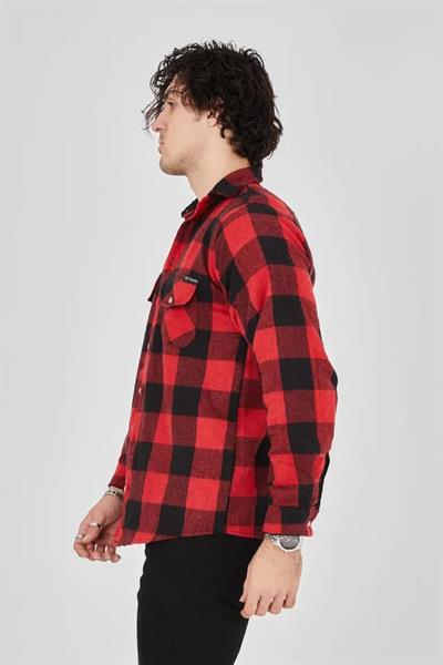 Erkek Oduncu Gömlek - Kırmızı