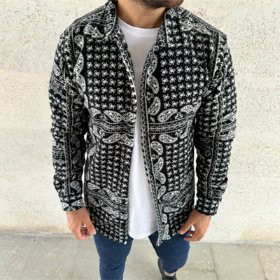 Erkek Polar Fermuarlı Sweatshirt – Kapüşonsuz, Cepli, Yumuşak Dokulu, Oversize Rahat Kalıp, Kışlık Sıcak Tutan Fermuarlı Üst - Siyah