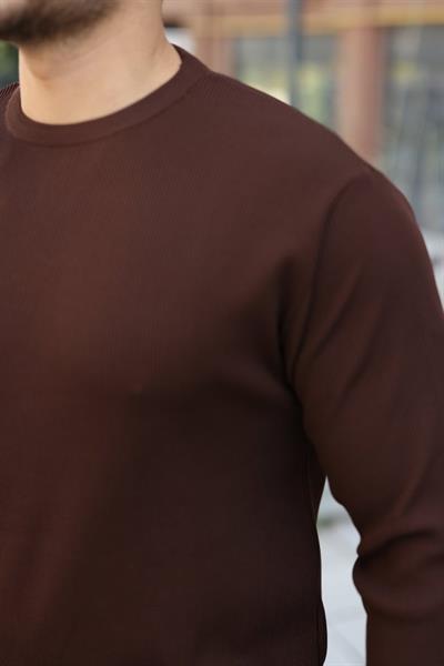 Erkek Selanik Örme Bisiklet Yaka Triko