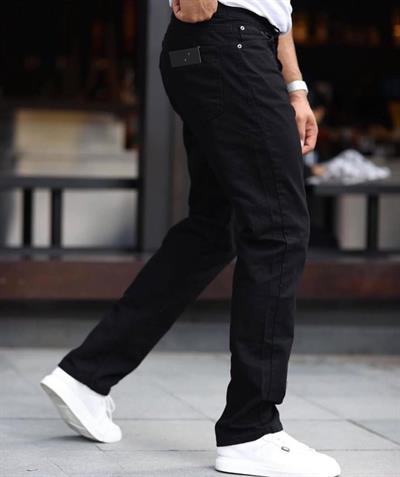 Erkek Siyah Baggy Jean