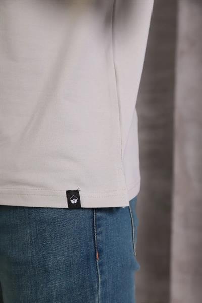 Erkek Slim Fit Pamuklu Yumuşak Doku Nefes Alan Kumaş Yakalı Tişört