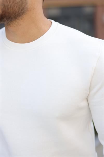 Erkek Üç İplik Şardonlu Sweatshirt