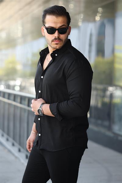 Erkek Uzun Kollu Regular Sofya Keten Gömlek